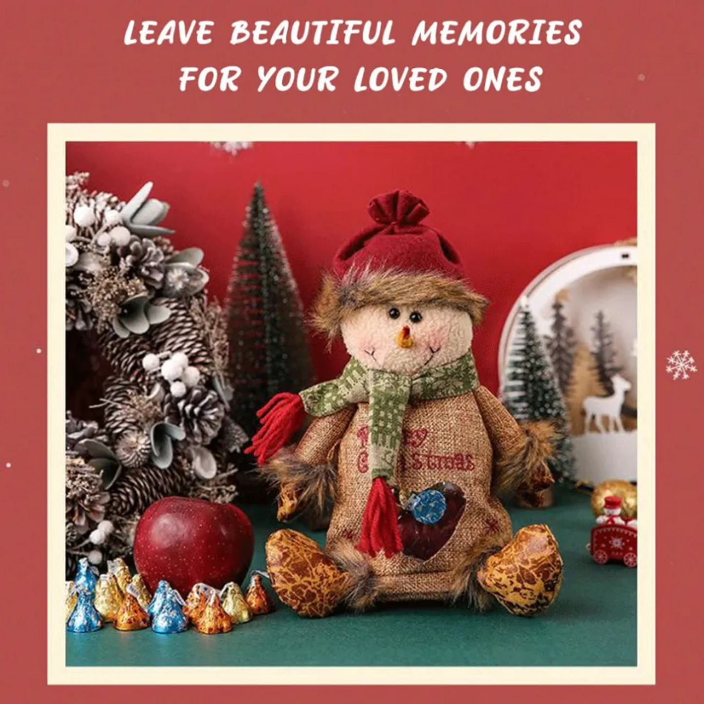 Speical Offer 49% OFF Christmas Gift Bags Zipper Design