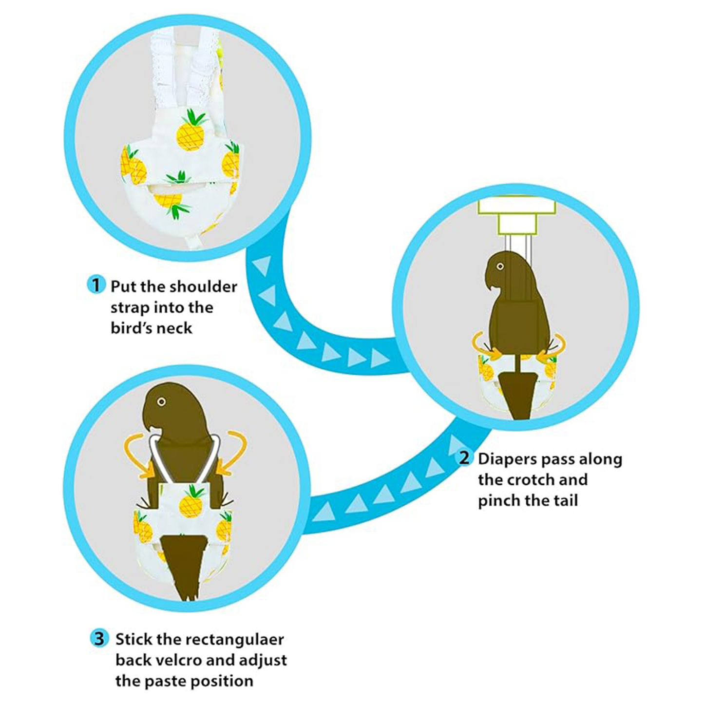 Bird Diaper Protective Parrot Nappy