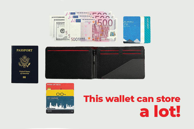 Passport Holder – Stylish Minimalist Travel Wallet | Holds up to 14 Cards | Secure & Organized for Easy Travel