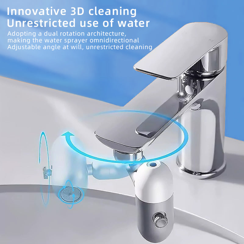 Faucet Extender ā Universal Swivel Adjustable Pressurized Four-Speed Splash Bubbler