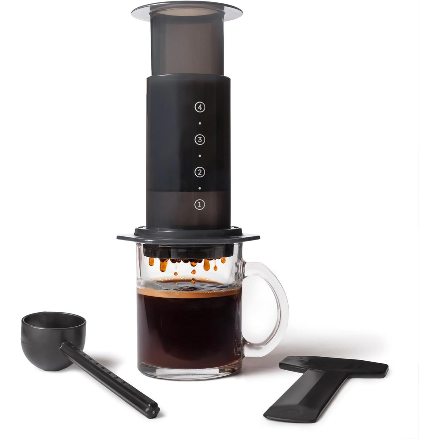 Clear Coffee Maker – 3-in-1 French Press, Pour-Over & Espresso