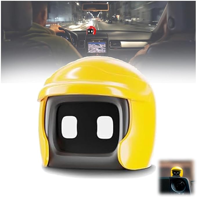 Mini Interactive Car Companion Robot – Fun Passenger with 60+ Animations
