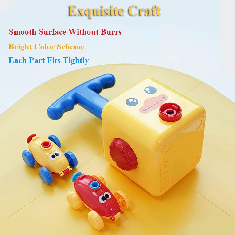 Balloon Powered Car Toy Set – Dual Mode Balloon Launcher with Cars, Rocket & Astronaut