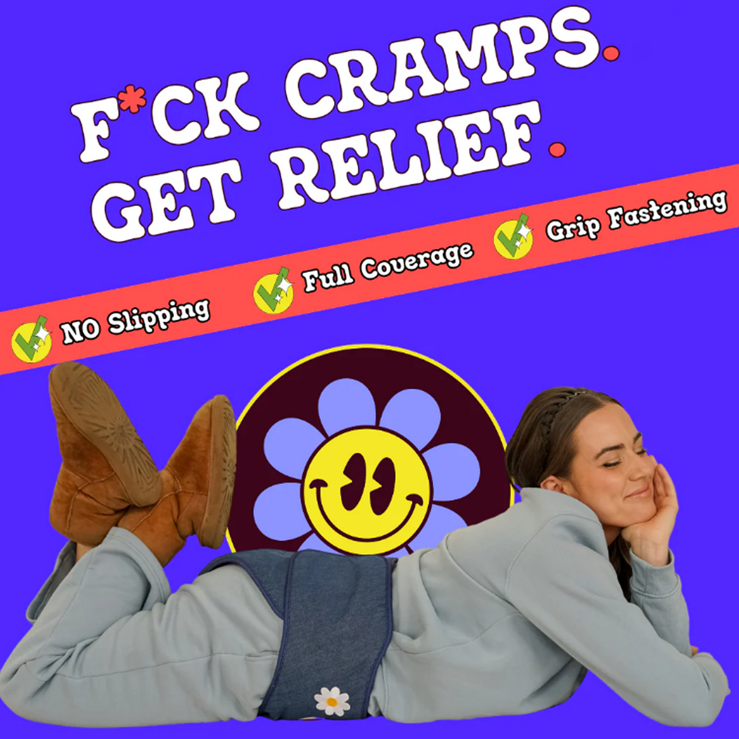 Heated underwear can warm the uterus