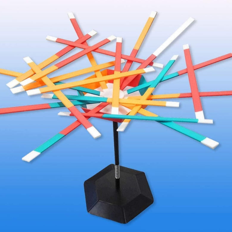 Stick Stack Balance Game – Family Fun Stacking Tower Challenge for 2-8 Players, Ages 8+