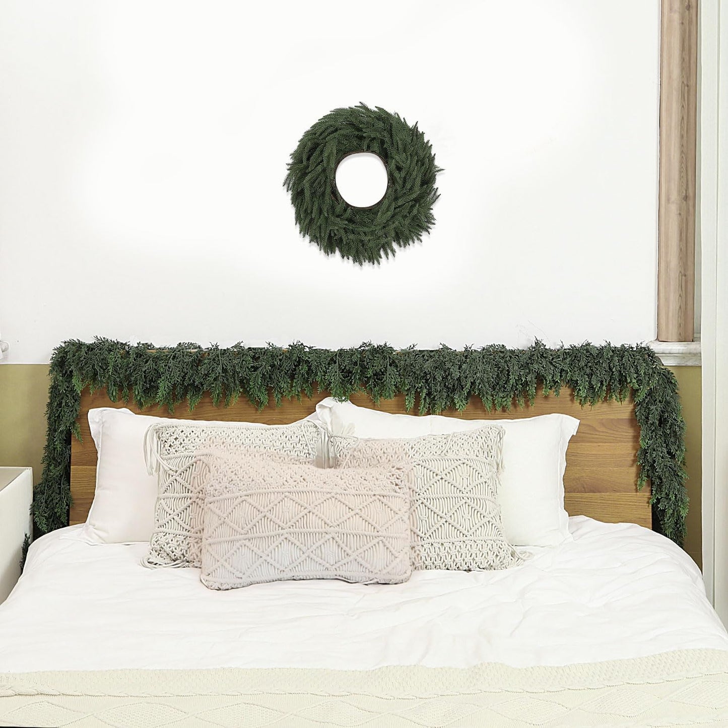 6ft Artificial Cedar Garland β Lush and Realistic Holiday Greenery