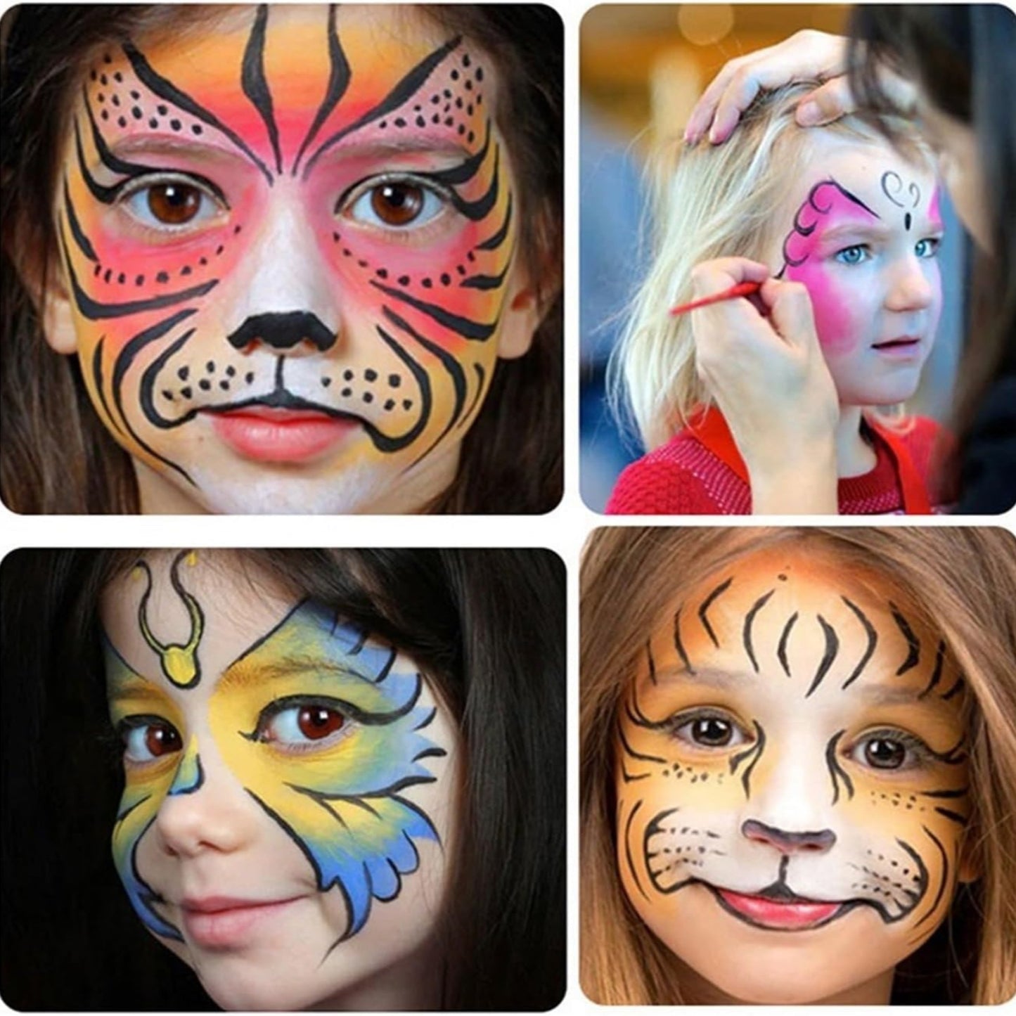 20-Color Face & Body Paint Kit ā Vibrant, Long-Lasting & Professional