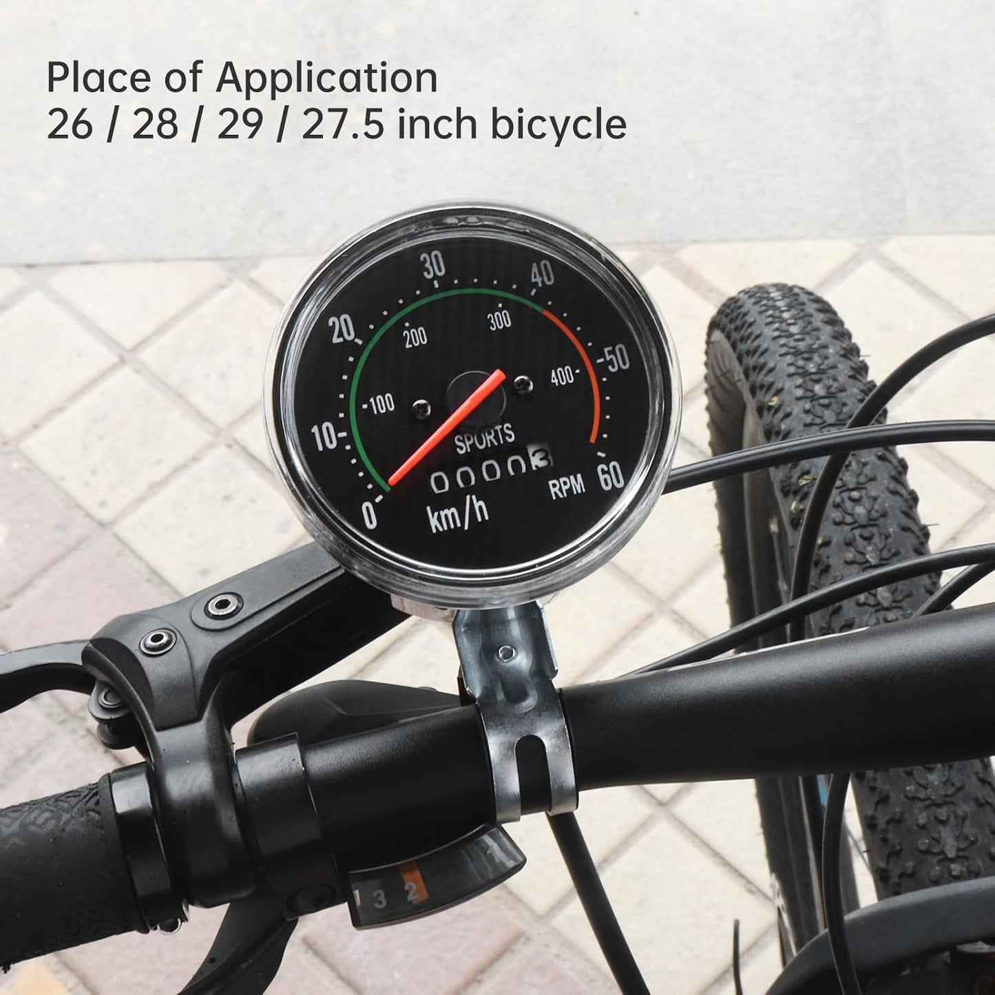 Aluminum Alloy Analog Bicycle Speedometer and Odometer ā Accurate, Durable, and Waterproof