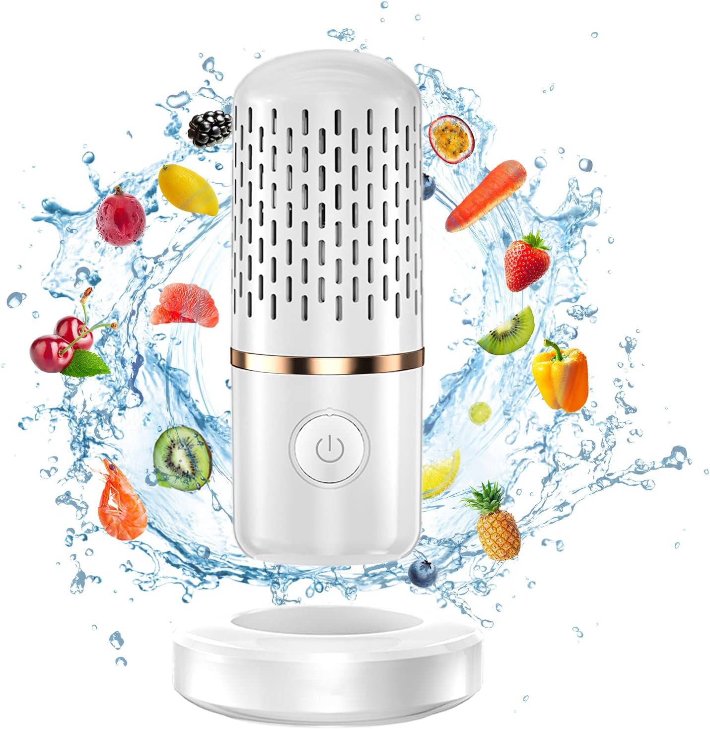 Fruit & Vegetable Washing Machine – USB Wireless Food Purifier