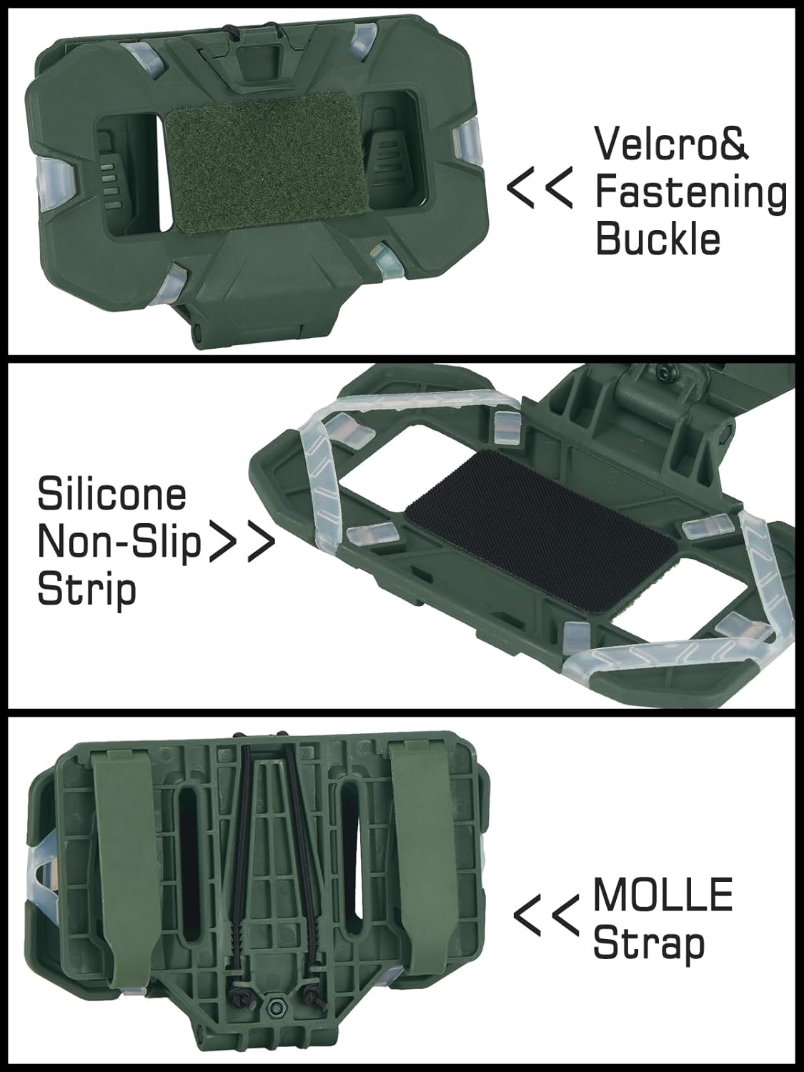 Tactical Chest Phone Mount β Secure Silicone-Grip for 4.7β6.7" Phones