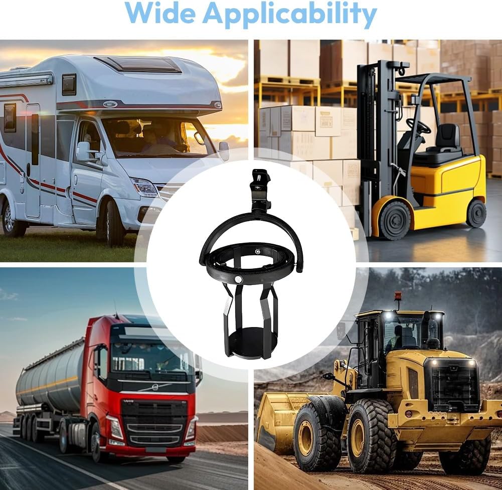 Anti-Spill Gyroscopic Cup Holder ā 3D Self-Leveling Adjustable Clip Mount for Cars, Trucks, Bikes, Boats & Scooters