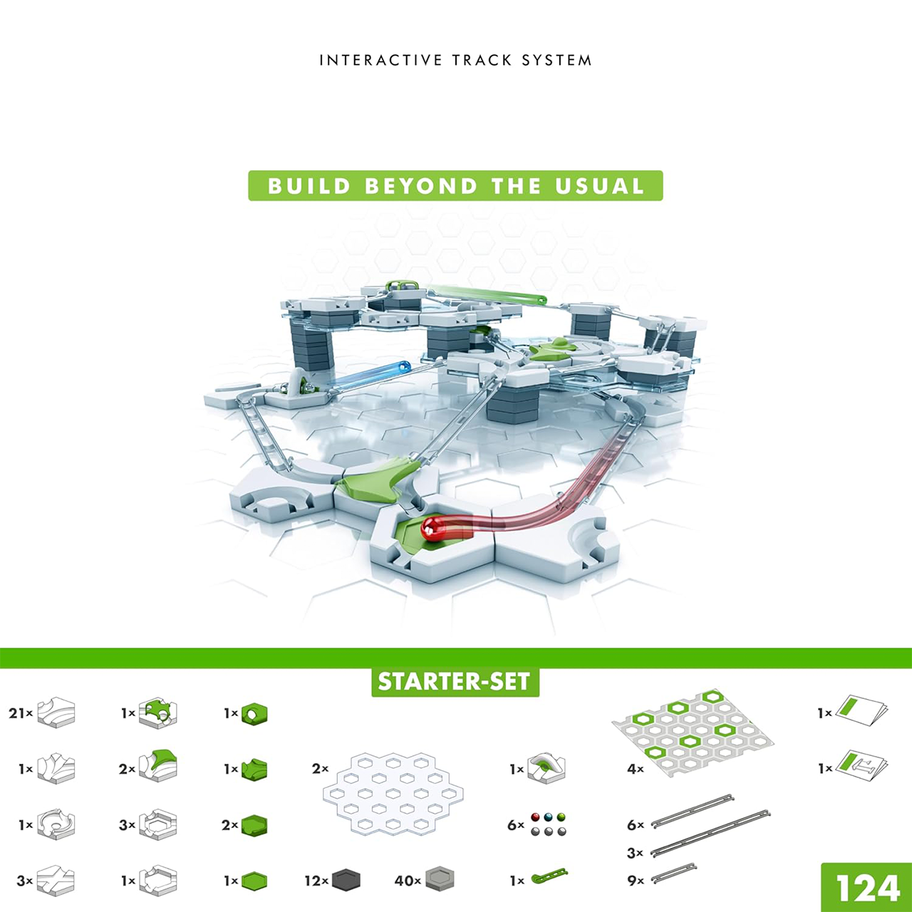 Gravity & Magnetic Marble Run Starter Set – STEM Educational Toy for Kids Ages 8+