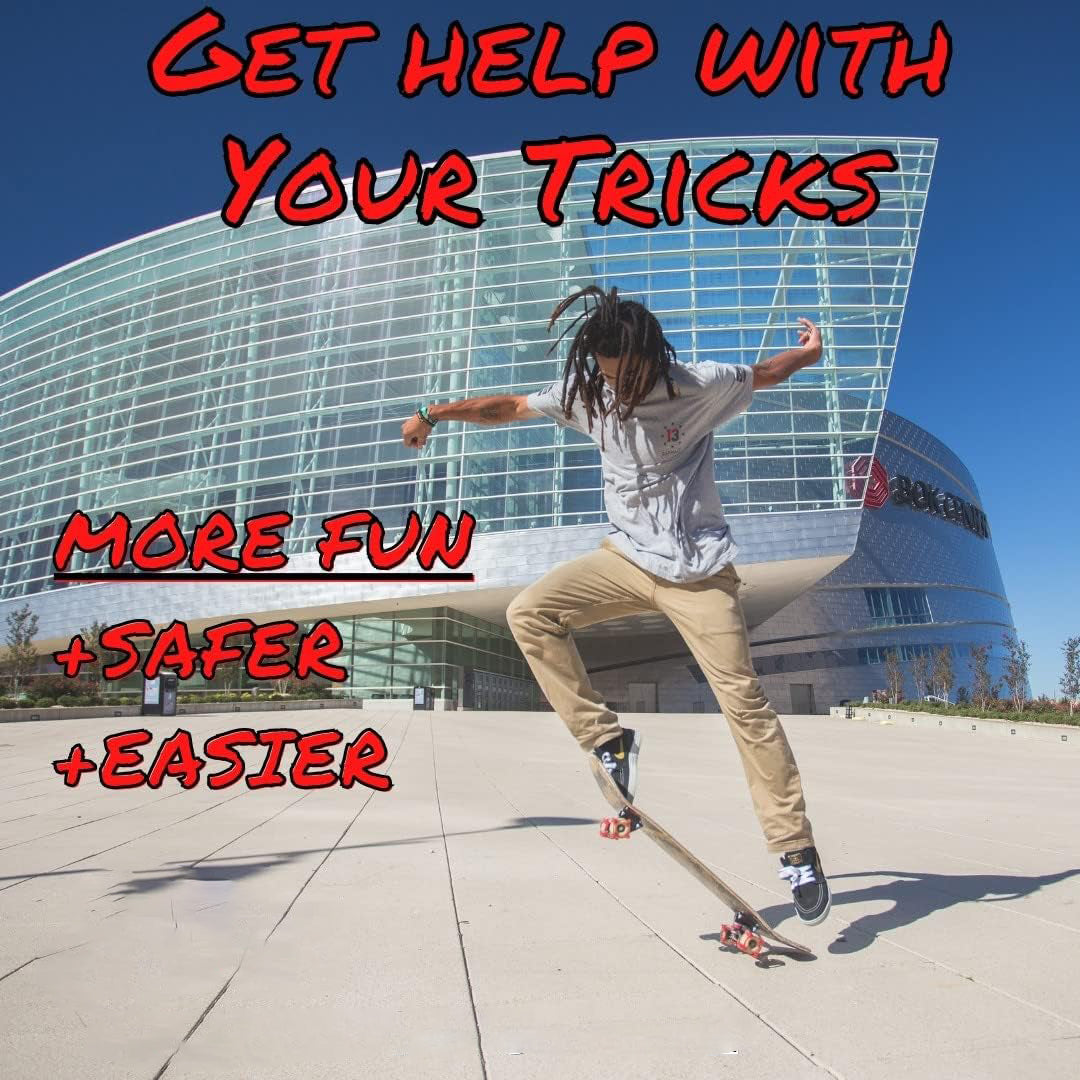 Skateboarding Trick Practice Tool – Learn Ollie, Kickflip & More