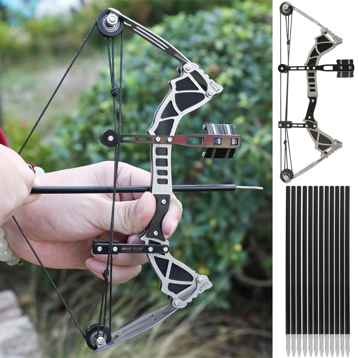 Compound Bow Archery Set ā Durable Training Bow for Outdoor Shooting & Hunting