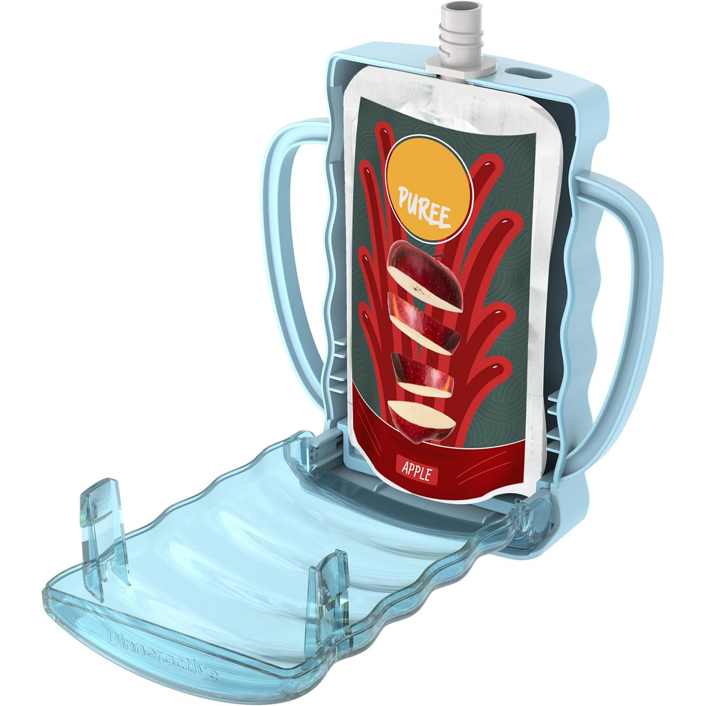 Baby Pouch Holder โ Anti-Squeeze Food Pouch & Juice Box Holder for Toddlers