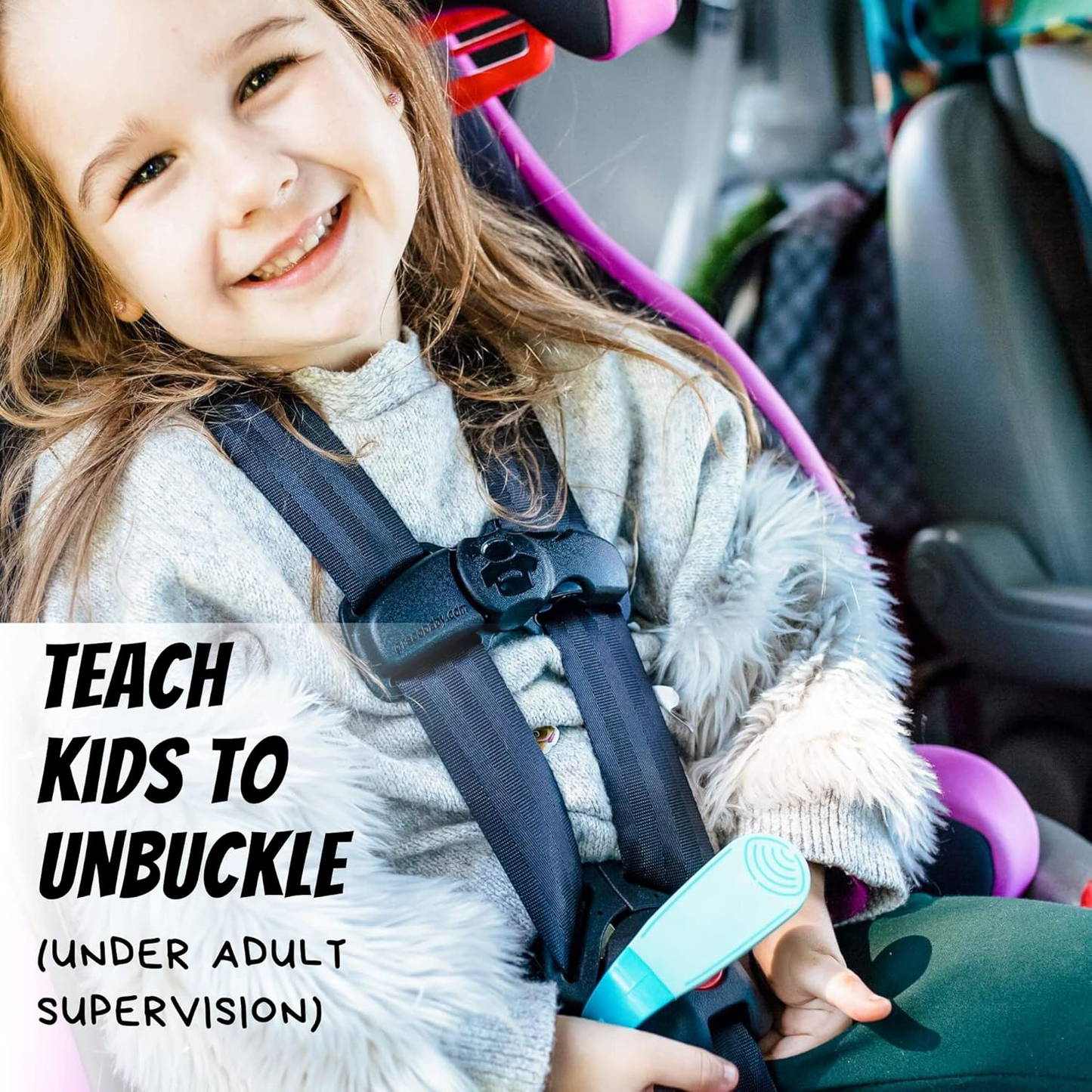 Car Seat Buckle Release Tool ā 2-Pack, Easy & Pain-Free Unbuckling