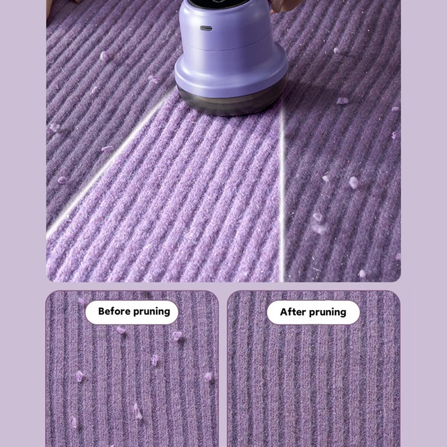 Rechargeable Fabric Hairball Trimmer