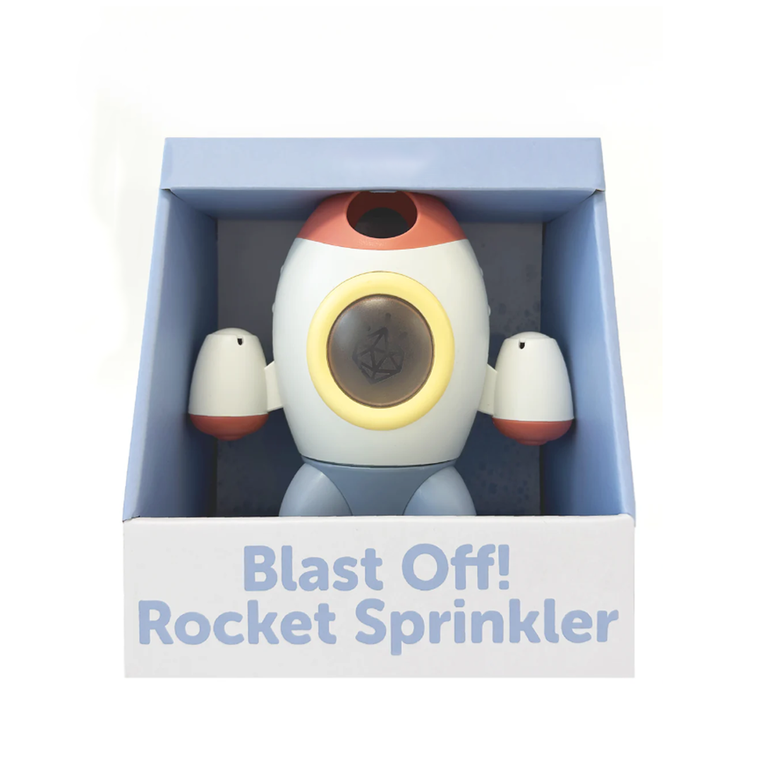 Blast Off! Rocket Sprinkler Bath Toy