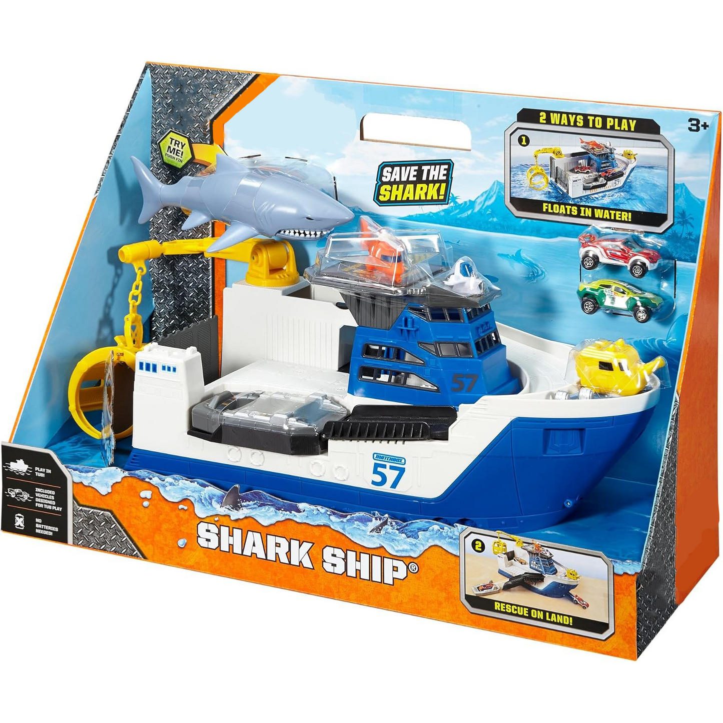 Shark Ship Playset ā Double Fun on Land and Water