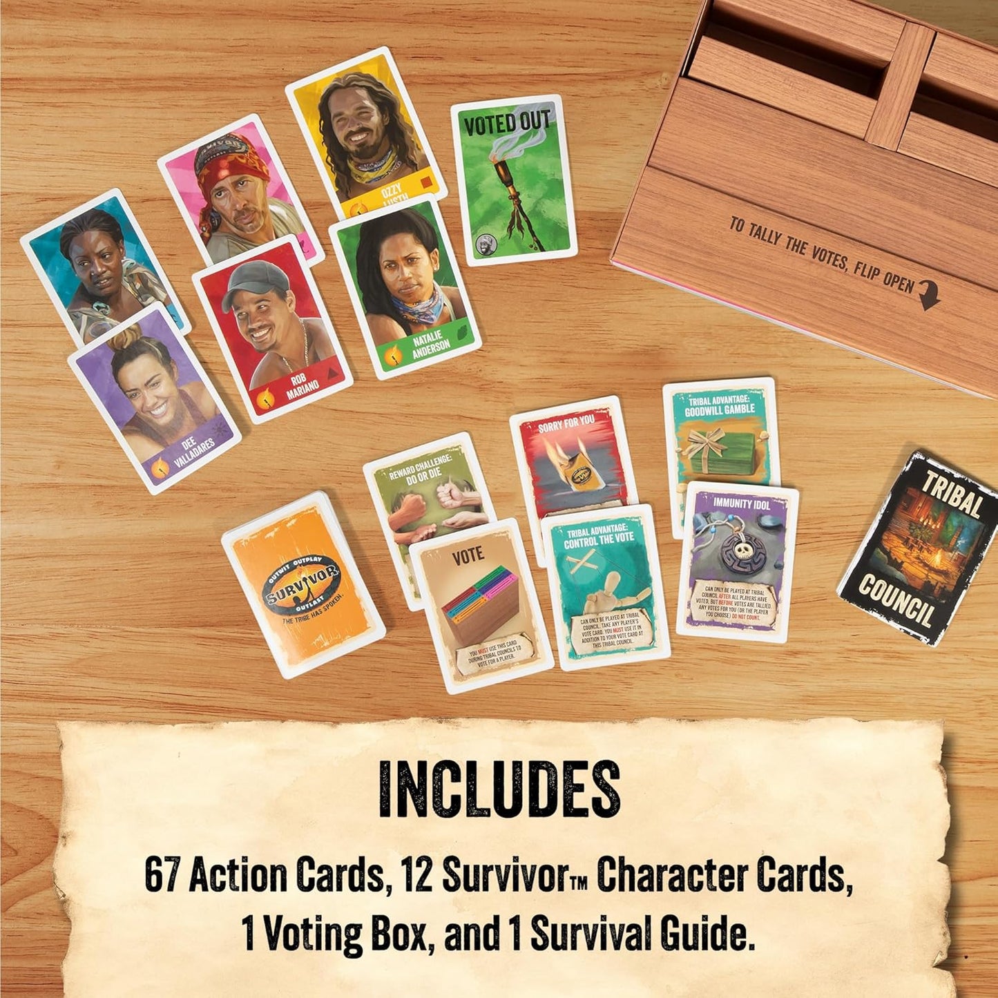 Survivor Card Game | Official Party Game | 8+ Years | 3–6 Players