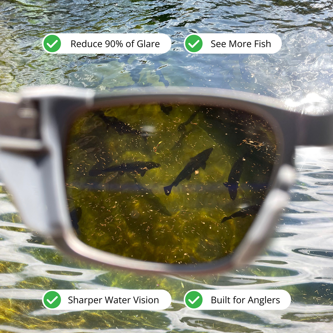 Fishing Glasses ā Reduce Glare & See Underwater Clearly