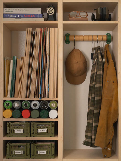 Space-Saving Hanger Hinges โ Folding Clothes Hanger System