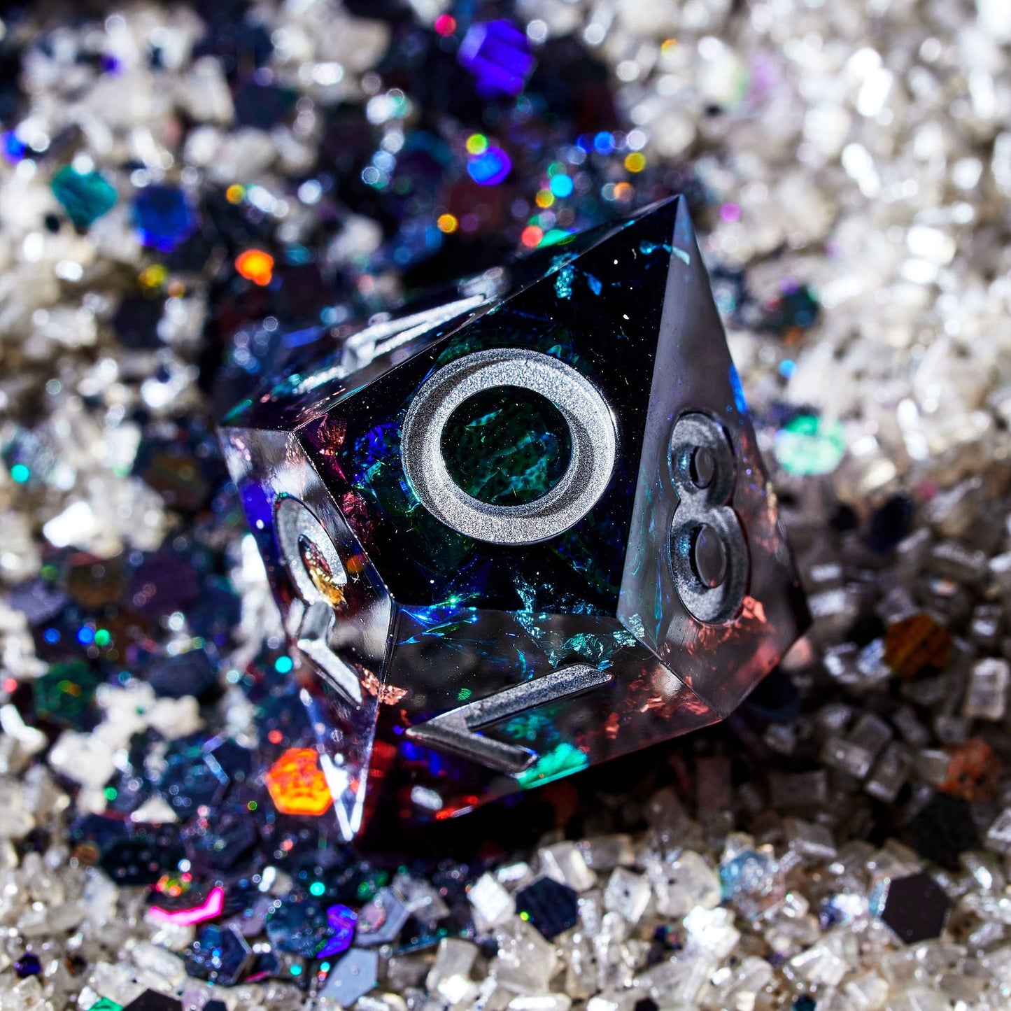 7-Piece Polyhedral Dice Set ā Sharp Edge Resin RPG Dice for DnD & Tabletop Games