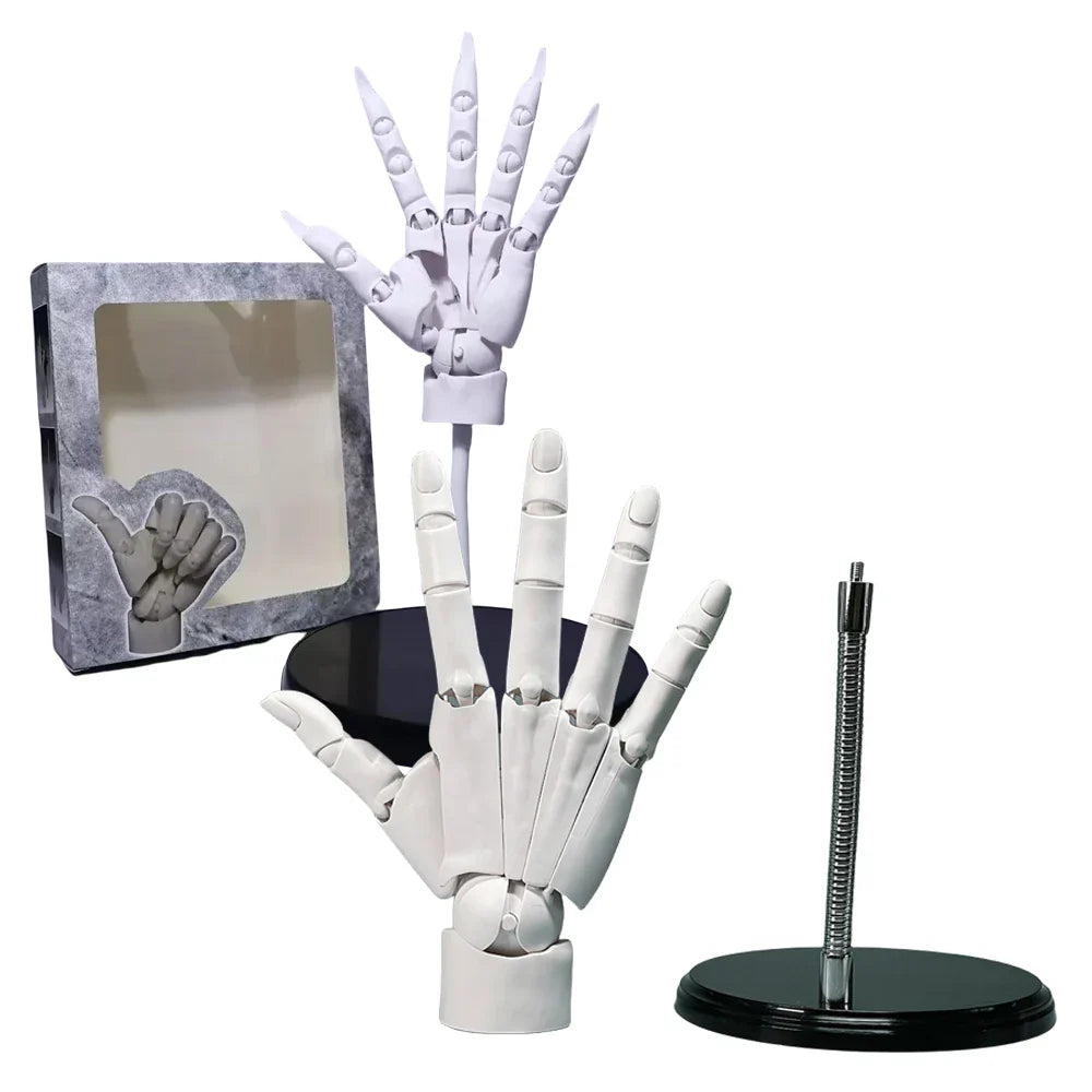 Multi-Posed Articulated Hand Model for Drawing & Sculpting – Flexible Joints | Essential Anatomical Reference Tool for Artists