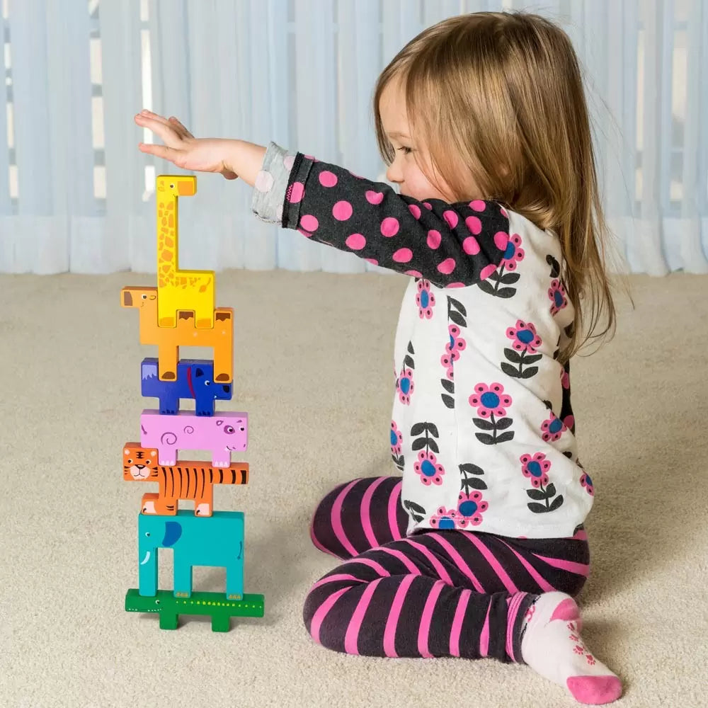 Animal Wooden Blocks and Puzzle Educational Toy ā Ideal Birthday Gift for Kids