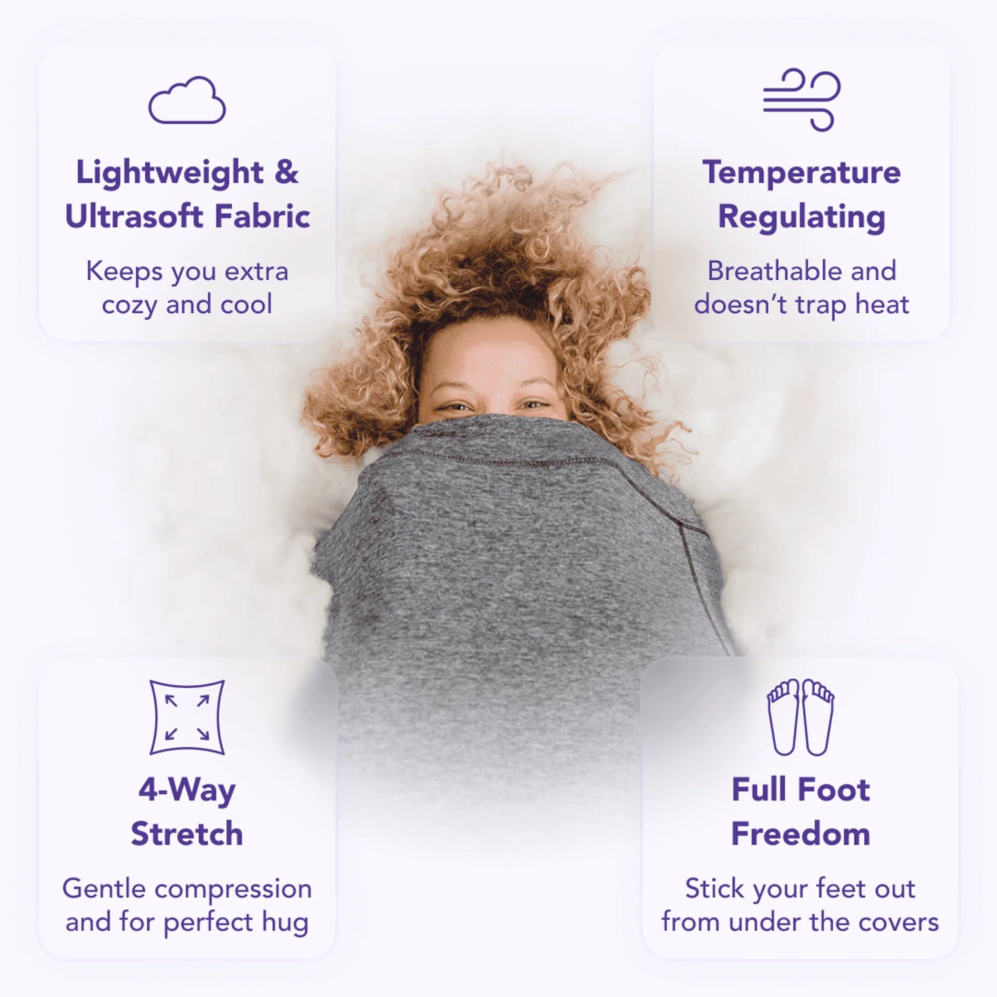 Sleep Pod – Anxiety-Relief Hooded Compression Blanket for Adults & Kids