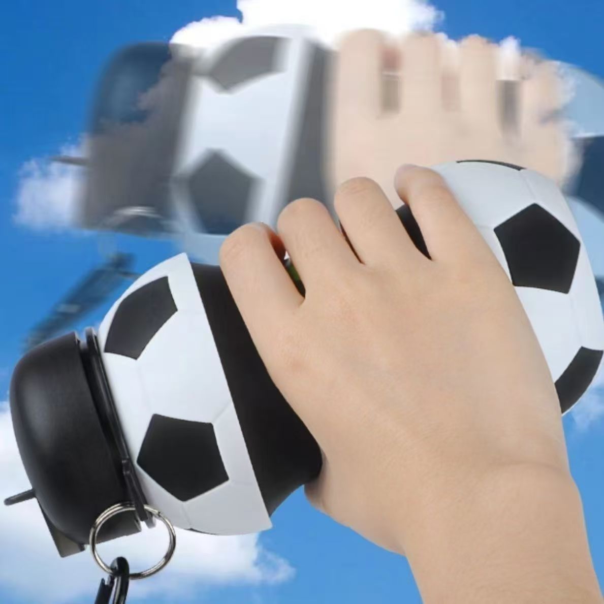 Multi-Functional Foldable Soccer Water Cup – Portable Design | Foldable and Easy to Store, Perfect for Sports and Outdoor Use