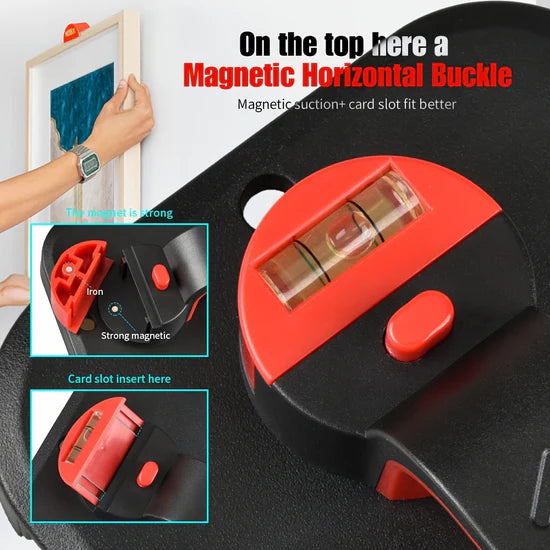 Picture Hanging Tool with Calibration – Essential Frame Leveling Tool for Home Decoration