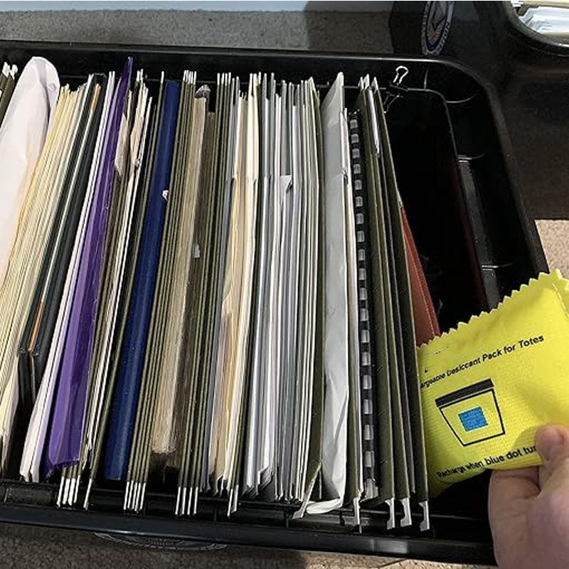 100g Rechargeable Desiccant Bag – Moisture Absorbing Pouch | Silica Gel Dehumidifier for Storage Boxes, Luggage & More