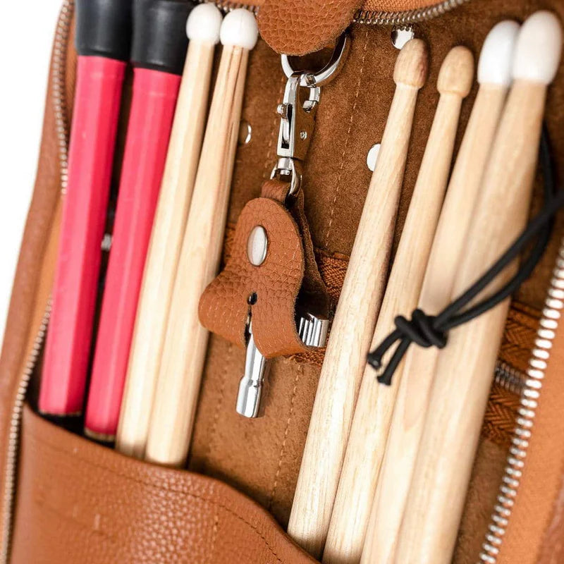 Compact Drumstick Bag with Detachable Drum Key Holder