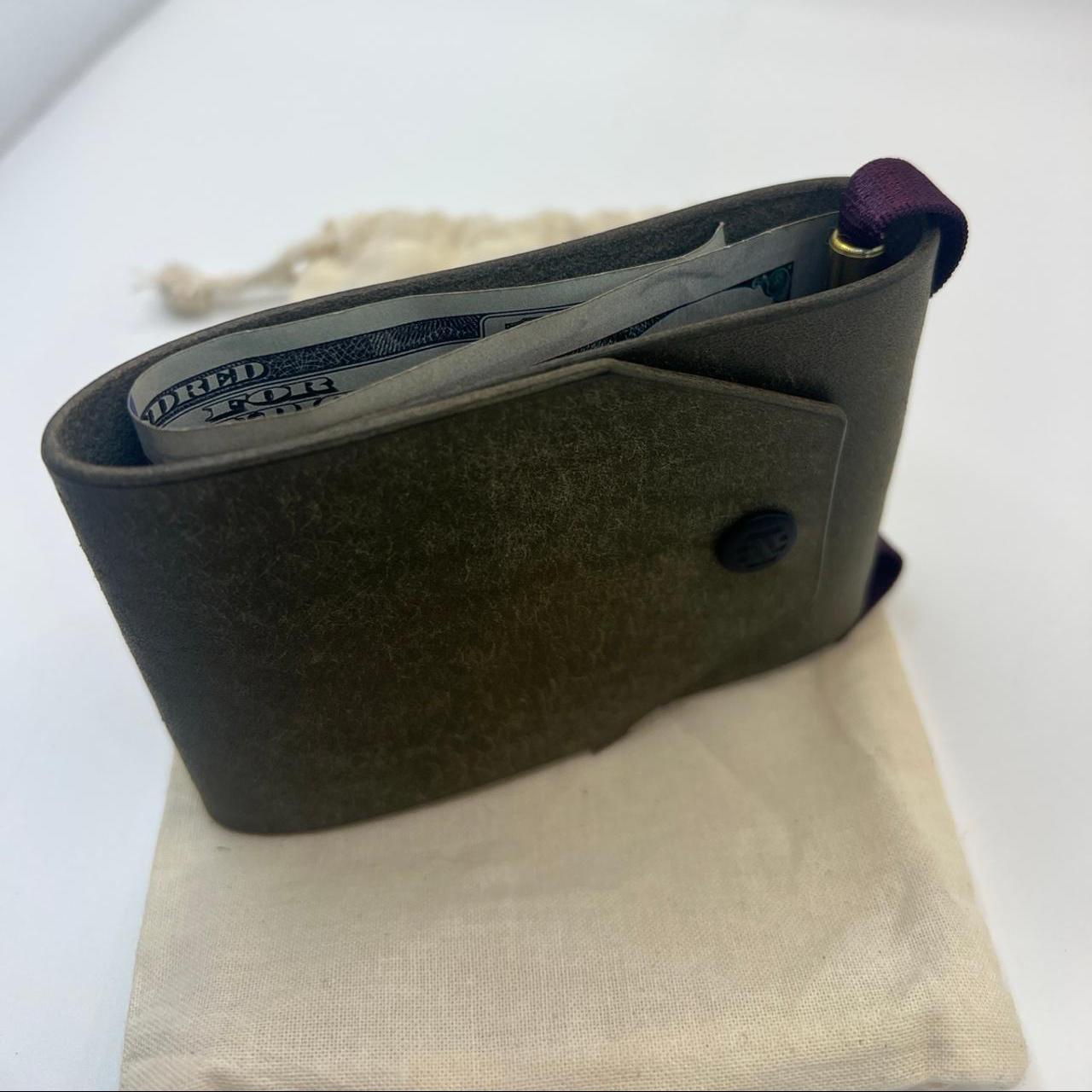 Cash Wrap Wallet β Minimalist Leather Money Holder