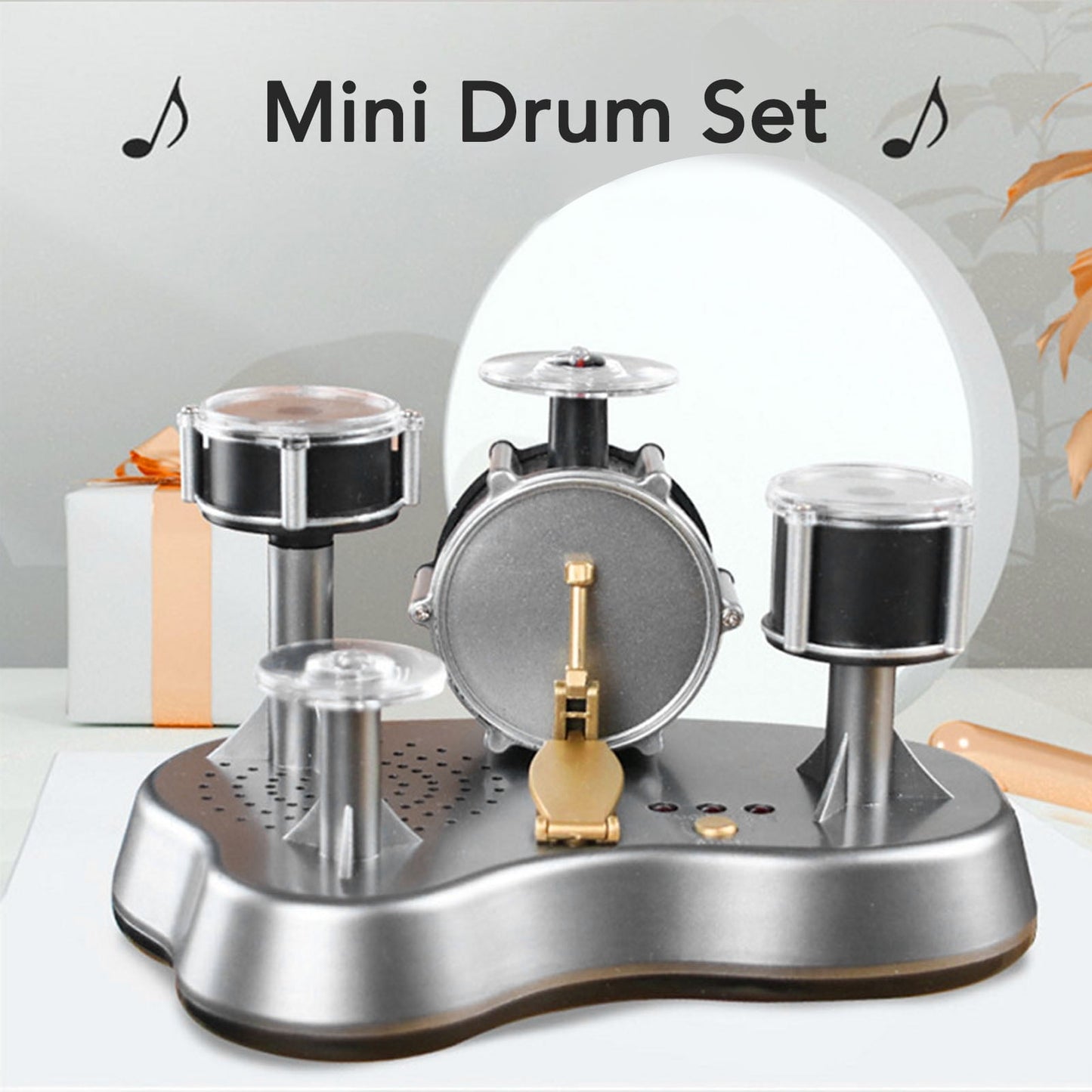 Mini Drum Set β Compact Finger Drums with Stable Base