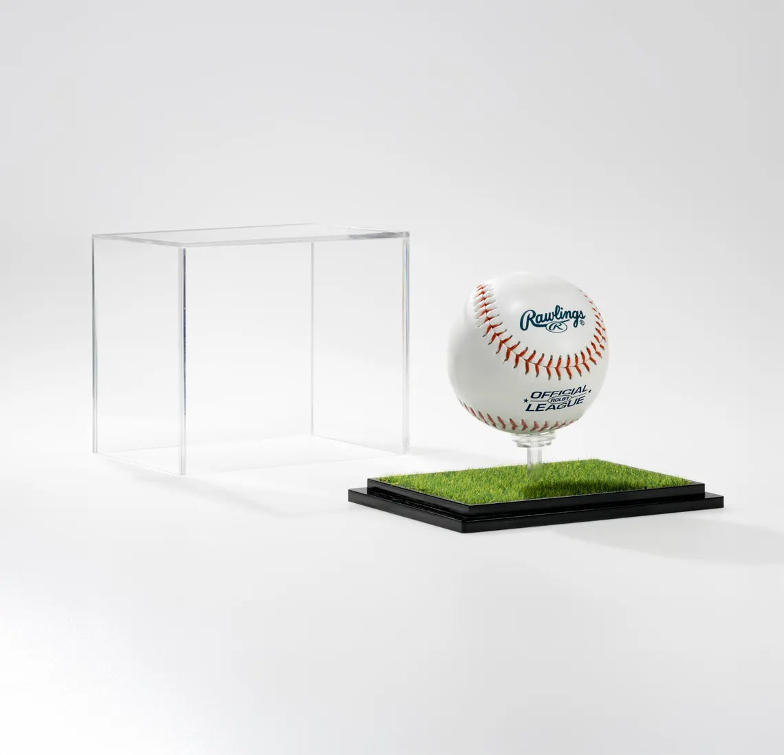 Baseball Display Case – Personalized Engraved Memorabilia Showcase