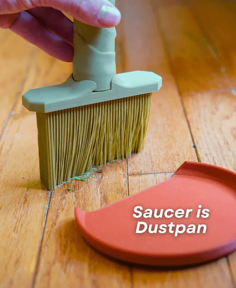 Retractable Dragon Tree Multi-Functional Duster | Creative Desktop Plant Cleaning Set