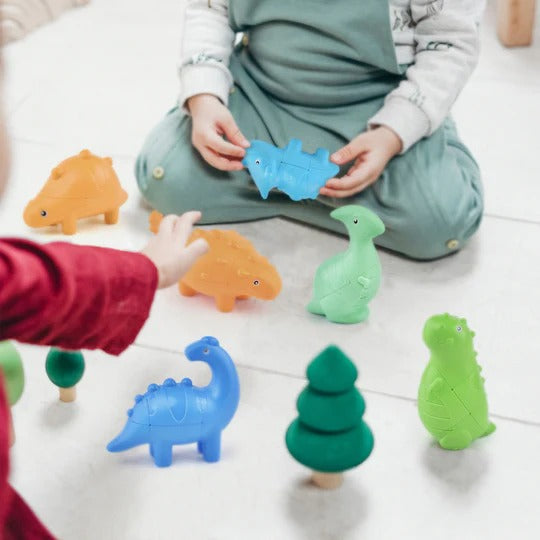 Dinosaur Cube Puzzle 3-Pack ā Unique STEM Toy for Kids
