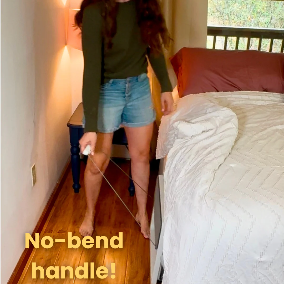 Underbed Laundry Basket โ No-Bend Storage Solution