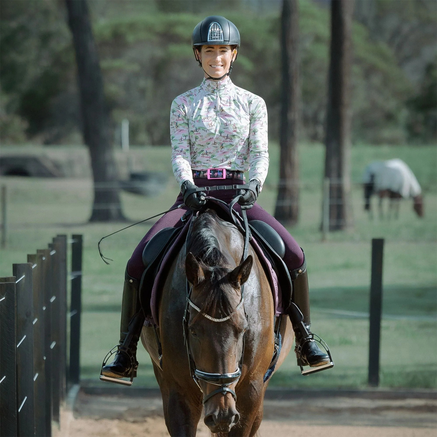 Riding Gloves โ Adjustable Training Aid for Better Rein Contact