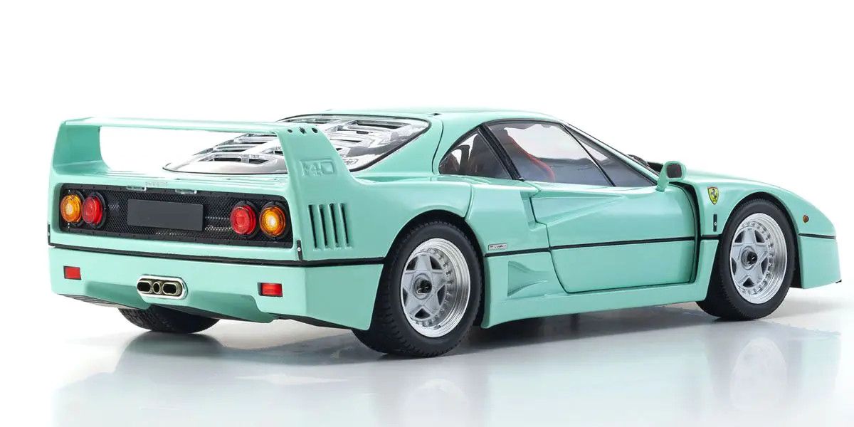 1:18 Ferrari F40 – Mint Green Diecast Model Car