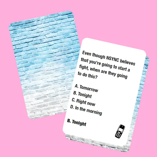 90s & 00s Pop Lyrics Trivia Game – Sing, Rap, and Play Your Way Through Iconic Hits