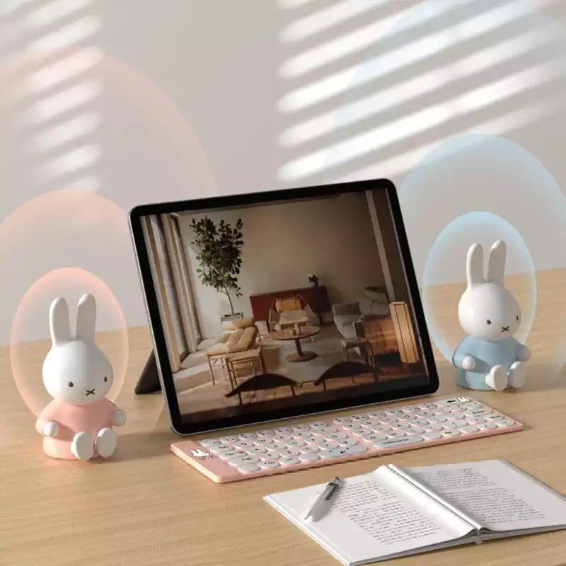 Wireless Keyboard – Pink | Stylish & Portable Office Keyboard