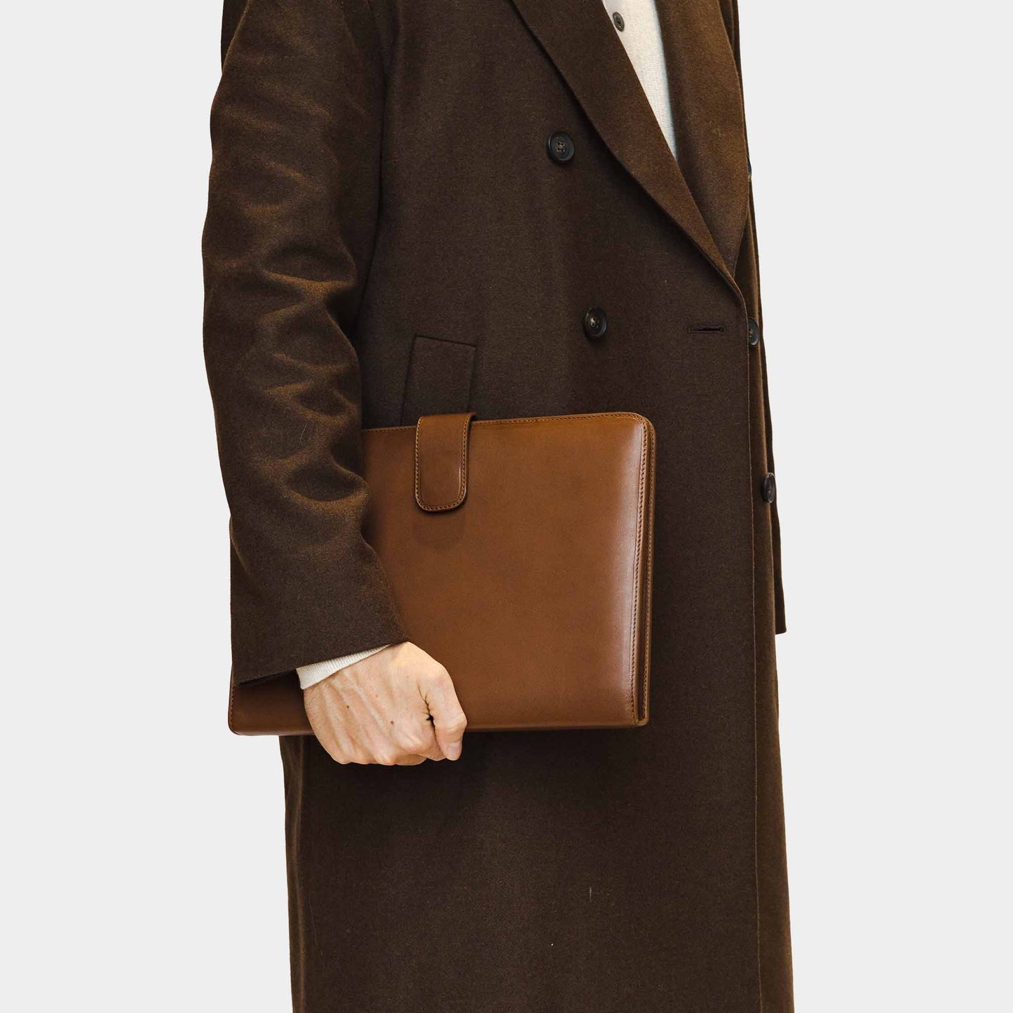 Premium Leather Portfolio – Professional Organizer Briefcase for Business & Travel