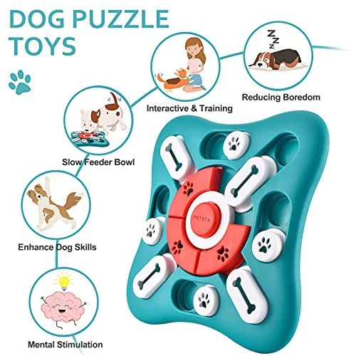 Dog Puzzle Toy – IQ Training & Slow Feeder