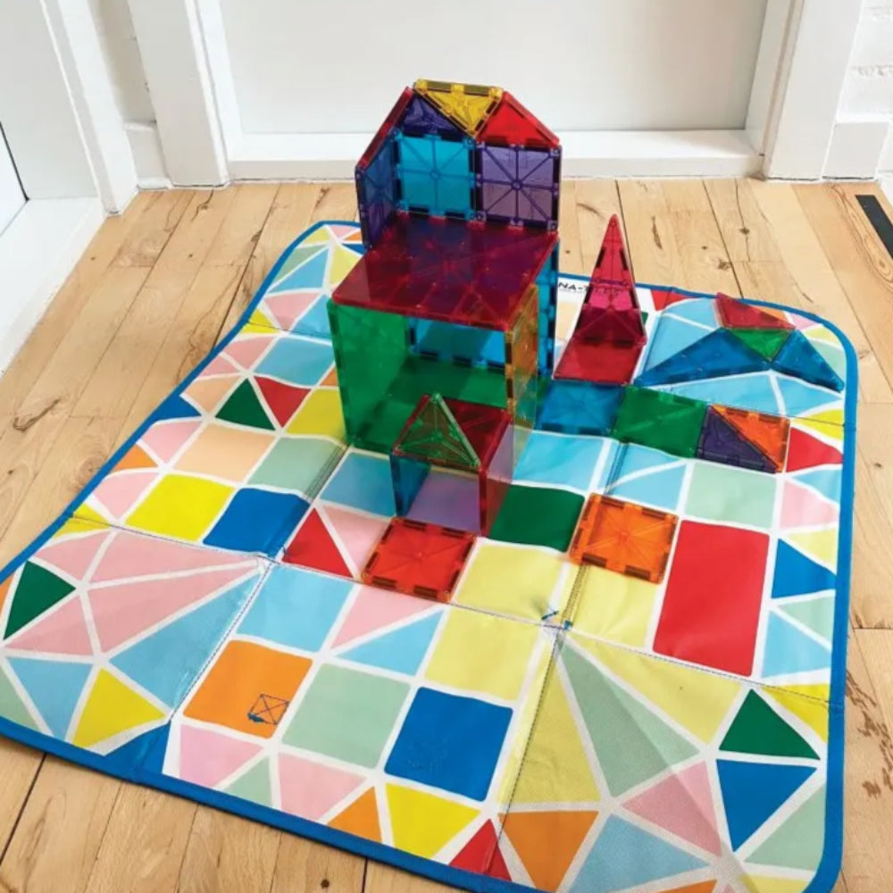 Storage Bin & Interactive Play-Mat β 2-in-1 Toy Organizer and Foldable Play Surface for Kids