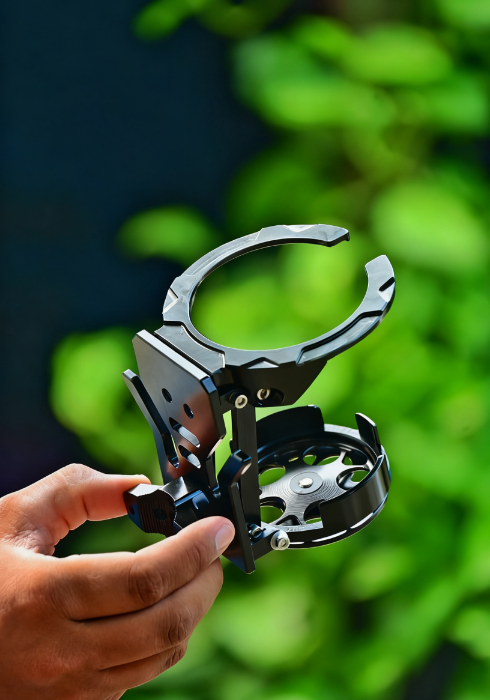 Universal CNC Spinner Bottle Cage – Dual-Function Drink Holder & Stress-Relief Spinner