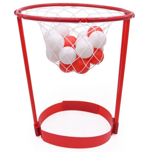Basketball Headband Hoop Game – Adjustable Headband with 20 Balls