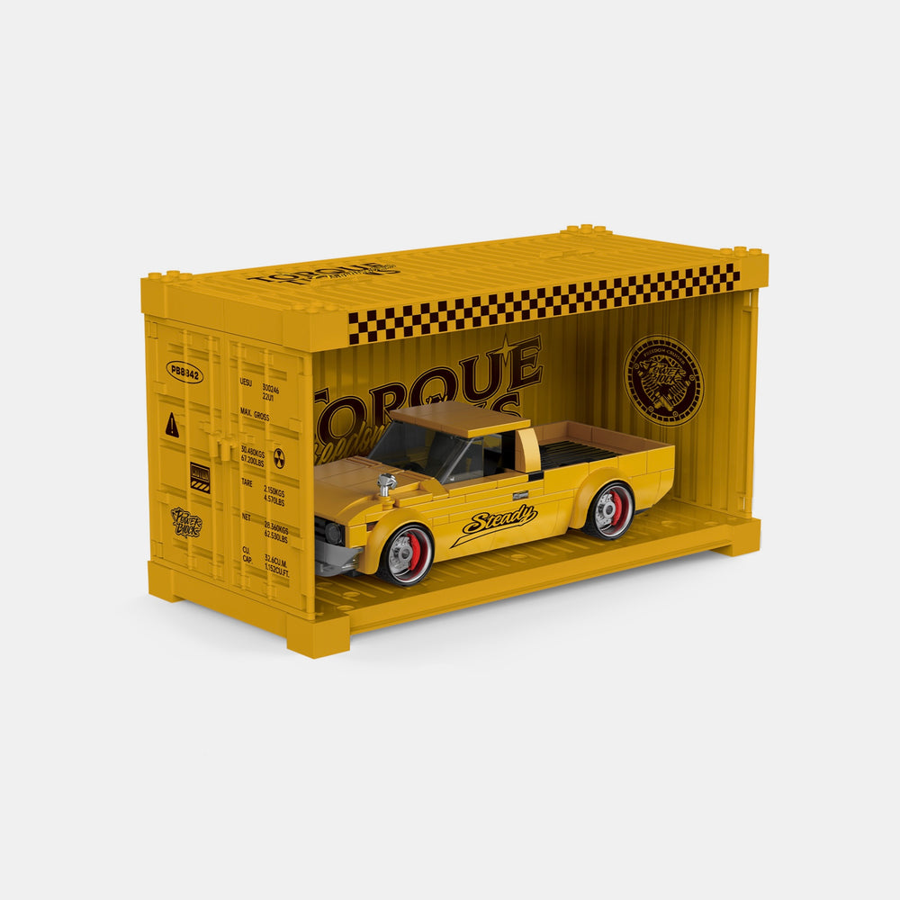 Freedom Cruiser Building Set – 1:24 Scale Retro Classic Car Model (324 Pieces)